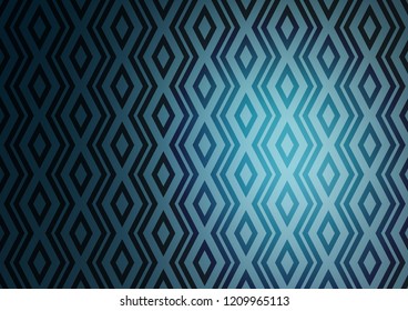 Light BLUE vector template with sticks, squares. Colorful lines, squares on abstract background with gradient. Pattern for ads, posters, banners.