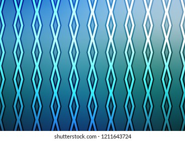 Light BLUE vector template with sticks, squares. Colorful illustration with lines, cubes on abstract template. Backdrop for TV commercials.