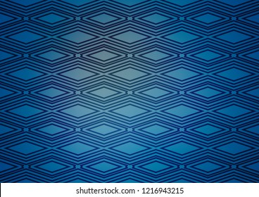 Light BLUE vector template with sticks, squares. Colorful lines, squares on abstract background with gradient. Pattern for ads, posters, banners.