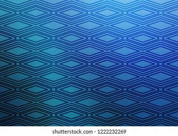 Light BLUE vector template with sticks, squares. Colorful lines, squares on abstract background with gradient. Pattern for websites, landing pages.