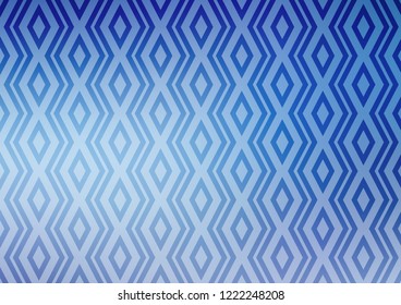 Light BLUE vector template with sticks, squares. Shining colorful illustration with lines, rectangles. Best design for your ad, poster, banner.