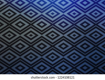 Light BLUE vector template with sticks, squares. Colorful illustration with lines, cubes on abstract template. Pattern for ads, posters, banners.