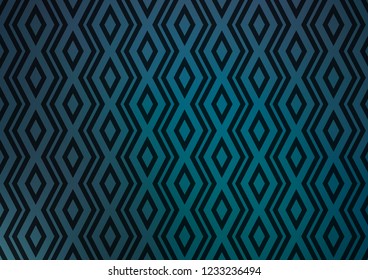 Light BLUE vector template with sticks, squares. Colorful decorative design in simple style with lines, rhombuses. Best design for your ad, poster, banner.