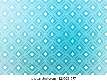 Light BLUE vector template with sticks, squares. Shining colorful illustration with lines, rectangles. Best design for your ad, poster, banner.