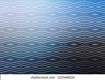 Light BLUE vector template with sticks, squares. Shining colorful illustration with lines, rectangles. Best design for your ad, poster, banner.