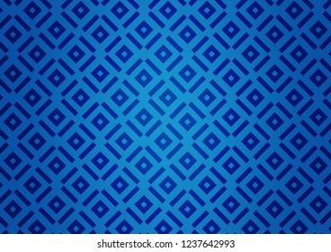 Light BLUE vector template with sticks, squares. Glitter abstract illustration with colorful lines, rhombuses. Pattern for ads, posters, banners.