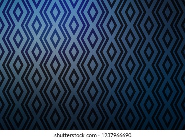 Light BLUE vector template with sticks, squares. Colorful lines, squares on abstract background with gradient. Backdrop for TV commercials.