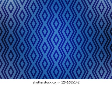 Light BLUE vector template with sticks, squares. Colorful illustration with lines, cubes on abstract template. Smart design for your business advert.