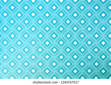Light BLUE vector template with sticks, squares. Modern geometric abstract illustration with lines, squares. Best design for your ad, poster, banner.