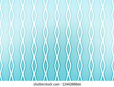 Light BLUE vector template with sticks, squares. Shining colorful illustration with lines, rectangles. Pattern for ads, posters, banners.