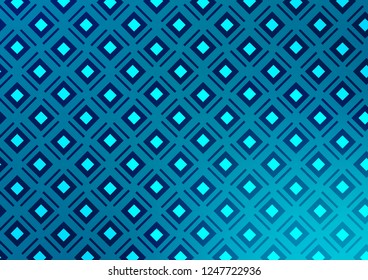 Light BLUE vector template with sticks, squares. Colorful illustration with lines, cubes on abstract template. Pattern for websites, landing pages.