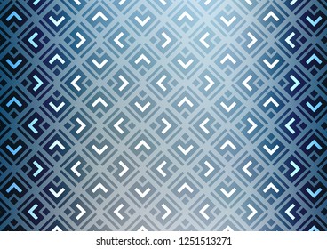 Light BLUE vector template with sticks, squares. Colorful decorative design in simple style with lines, rhombuses. Smart design for your business advert.