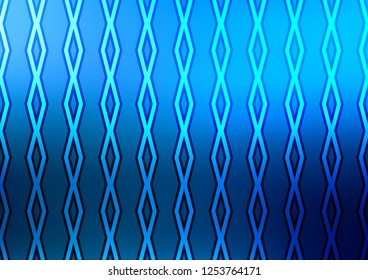Light BLUE vector template with sticks, squares. Modern geometric abstract illustration with lines, squares. Best design for your ad, poster, banner.