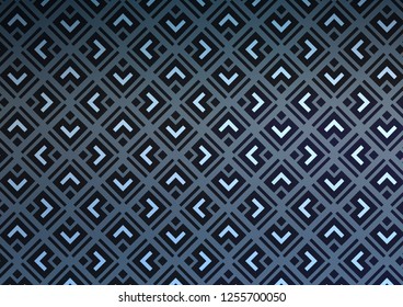 Light BLUE vector template with sticks, squares. Glitter abstract illustration with colorful lines, rhombuses. Best design for your ad, poster, banner.