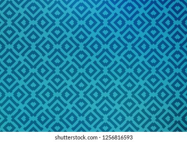 Light BLUE vector template with sticks, squares. Shining colorful illustration with lines, rectangles. Pattern for business booklets, leaflets.