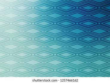 Light BLUE vector template with sticks, squares. Shining colorful illustration with lines, rectangles. Pattern for ads, posters, banners.