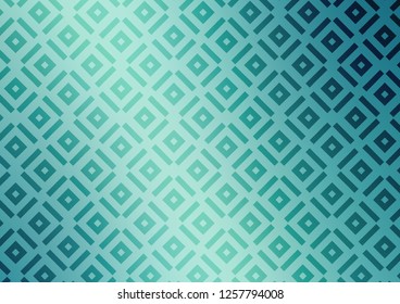 Light BLUE vector template with sticks, squares. Colorful illustration with lines, cubes on abstract template. Pattern for websites, landing pages.
