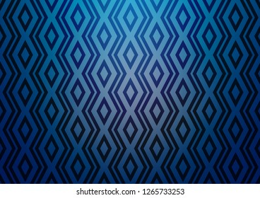 Light BLUE vector template with sticks, squares. Colorful lines, squares on abstract background with gradient. Backdrop for TV commercials.
