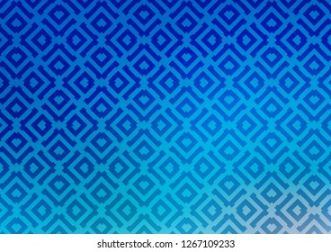 Light BLUE vector template with sticks, squares. Modern geometric abstract illustration with lines, squares. Pattern for websites, landing pages.