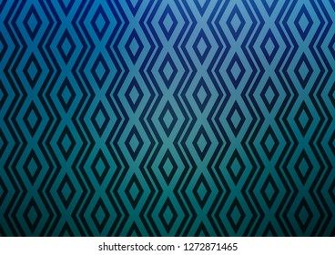 Light BLUE vector template with sticks, squares. Colorful decorative design in simple style with lines, rhombuses. Pattern for business booklets, leaflets.
