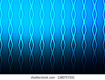 Light BLUE vector template with sticks, squares. Colorful decorative design in simple style with lines, rhombuses. Pattern for websites, landing pages.