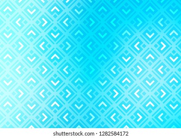 Light BLUE vector template with sticks, squares. Shining colorful illustration with lines, rectangles. Backdrop for TV commercials.