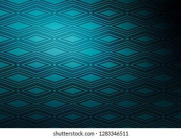 Light BLUE vector template with sticks, squares. Shining colorful illustration with lines, rectangles. Pattern for ads, posters, banners.