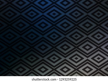 Light BLUE vector template with sticks, squares. Modern geometric abstract illustration with lines, squares. Smart design for your business advert.