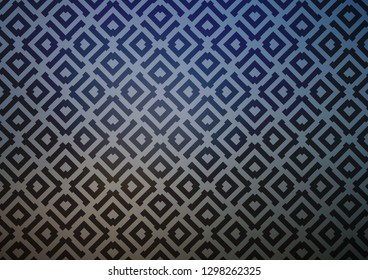 Light BLUE vector template with sticks, squares. Shining colorful illustration with lines, rectangles. Pattern for websites, landing pages.