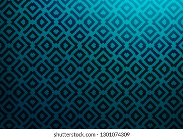 Light BLUE vector template with sticks, squares. Colorful illustration with lines, cubes on abstract template. Pattern for websites, landing pages.