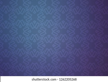 Light BLUE vector template with triangles, squares. Glitter abstract illustration with squares, lines. Pattern can be used for websites.