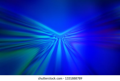 Light BLUE vector template with wry lines. A completely new colorful illustration in simple style. A completely new template for your design.