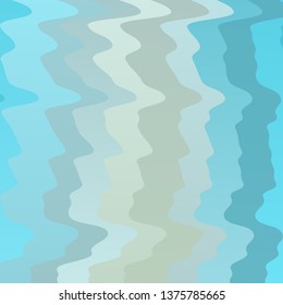 Light BLUE vector template with wry lines. Illustration in halftone style with gradient curves. Pattern for busines booklets, leaflets