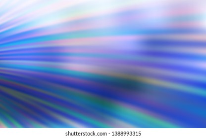Light BLUE vector template with wry lines. Brand new colorful illustration in simple style. Colorful wave pattern for your design.