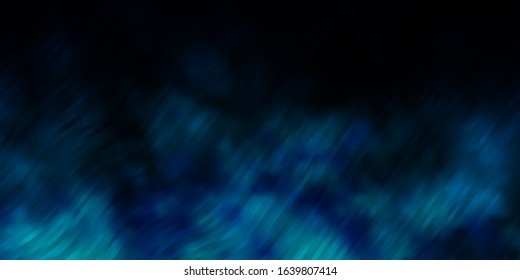 Light BLUE vector template with wry lines. Illustration in abstract style with gradient curved.  Pattern for commercials, ads.