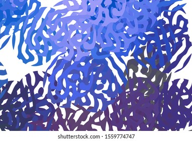 Light BLUE vector texture with abstract forms. Simple colorful illustration with abstract gradient shapes. Background for a cell phone.