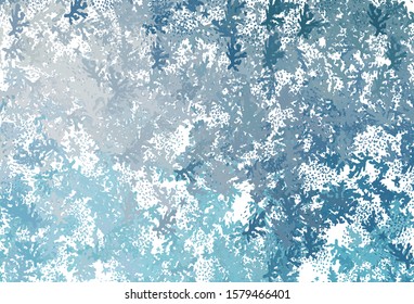Light BLUE vector texture with abstract forms. Decorative design in abstract style with random forms. Simple design for your web site.