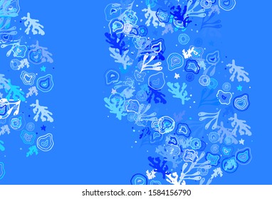 Light BLUE vector texture with abstract forms. Illustration with colorful gradient shapes in abstract style. Simple design for your web site.