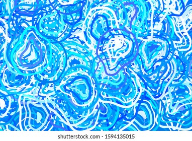 Light BLUE vector texture with abstract forms. Illustration with colorful gradient shapes in abstract style. Simple design for your web site.