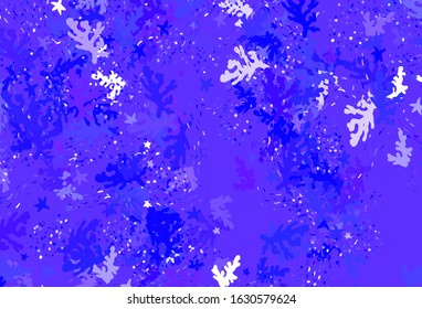 Light BLUE vector texture with abstract forms. Illustration with colorful gradient shapes in abstract style. Simple design for your web site.