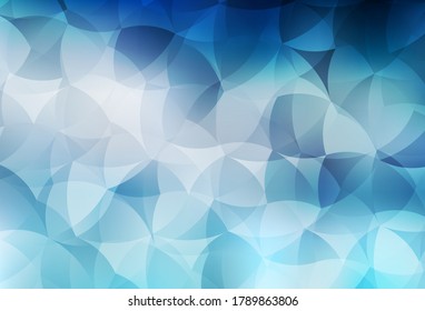 Light BLUE vector texture with abstract forms. Simple colorful illustration with abstract gradient shapes. Modern design for your business card.