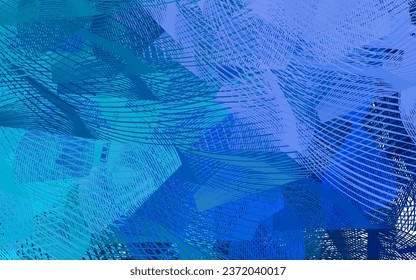 Light BLUE vector texture with abstract forms. Decorative design in abstract style with random forms. Background for a cell phone.