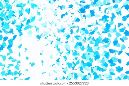 Light BLUE vector texture with abstract forms. Simple colorful illustration with abstract gradient shapes. Background for a cell phone.