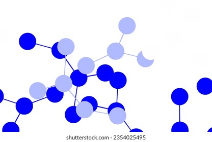 Light BLUE vector texture with artificial intelligence concept. Colorful design in simple style with AI links. Template for ads of intellect, innovations.