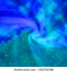 Light BLUE vector texture with beautiful stars. Blur decorative design in simple style with stars. Pattern for new year ad, booklets.
