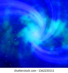 Light BLUE vector texture with beautiful stars. Shining colorful illustration with small and big stars. Design for your business promotion.