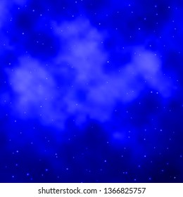 Light BLUE vector texture with beautiful stars. Colorful illustration with abstract gradient stars. Pattern for websites, landing pages.