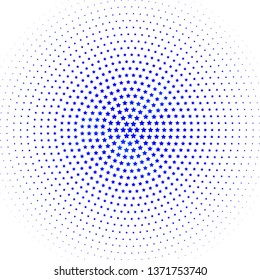 Light BLUE vector texture with beautiful stars. Colorful illustration in abstract style with gradient stars. Theme for cell phones.