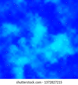 Light BLUE vector texture with beautiful stars. Shining colorful illustration with small and big stars. Best design for your ad, poster, banner.