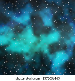 Light BLUE vector texture with beautiful stars. Shining colorful illustration with small and big stars. Design for your business promotion.